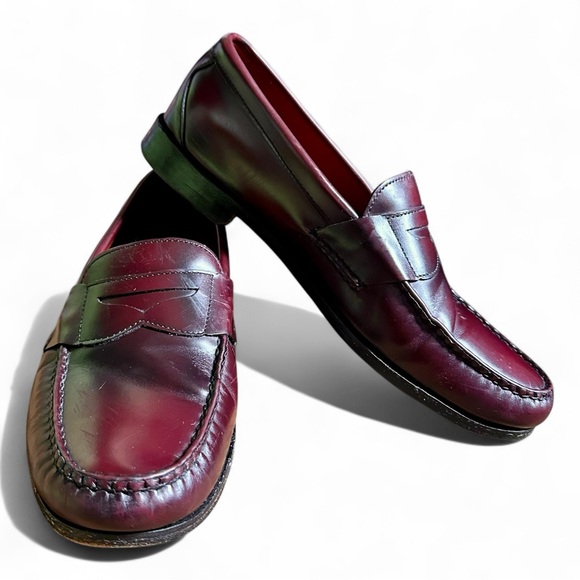 Allen Edmonds Walden Loafers - Oxblood Size 10.5 - Picture 1 of 12